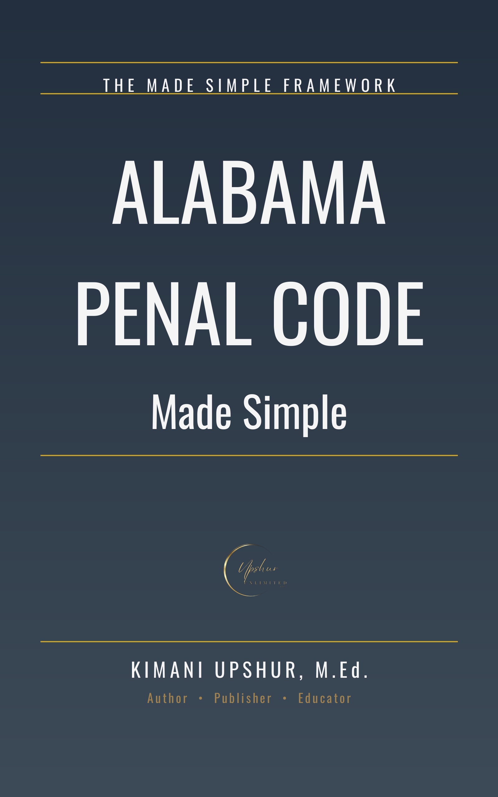 Alabama Penal Code Made Simple cover