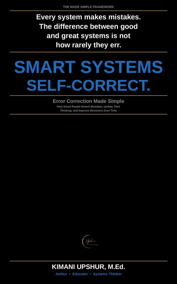 Error Correction Made Simple book cover by Kimani Upshur, M.Ed.