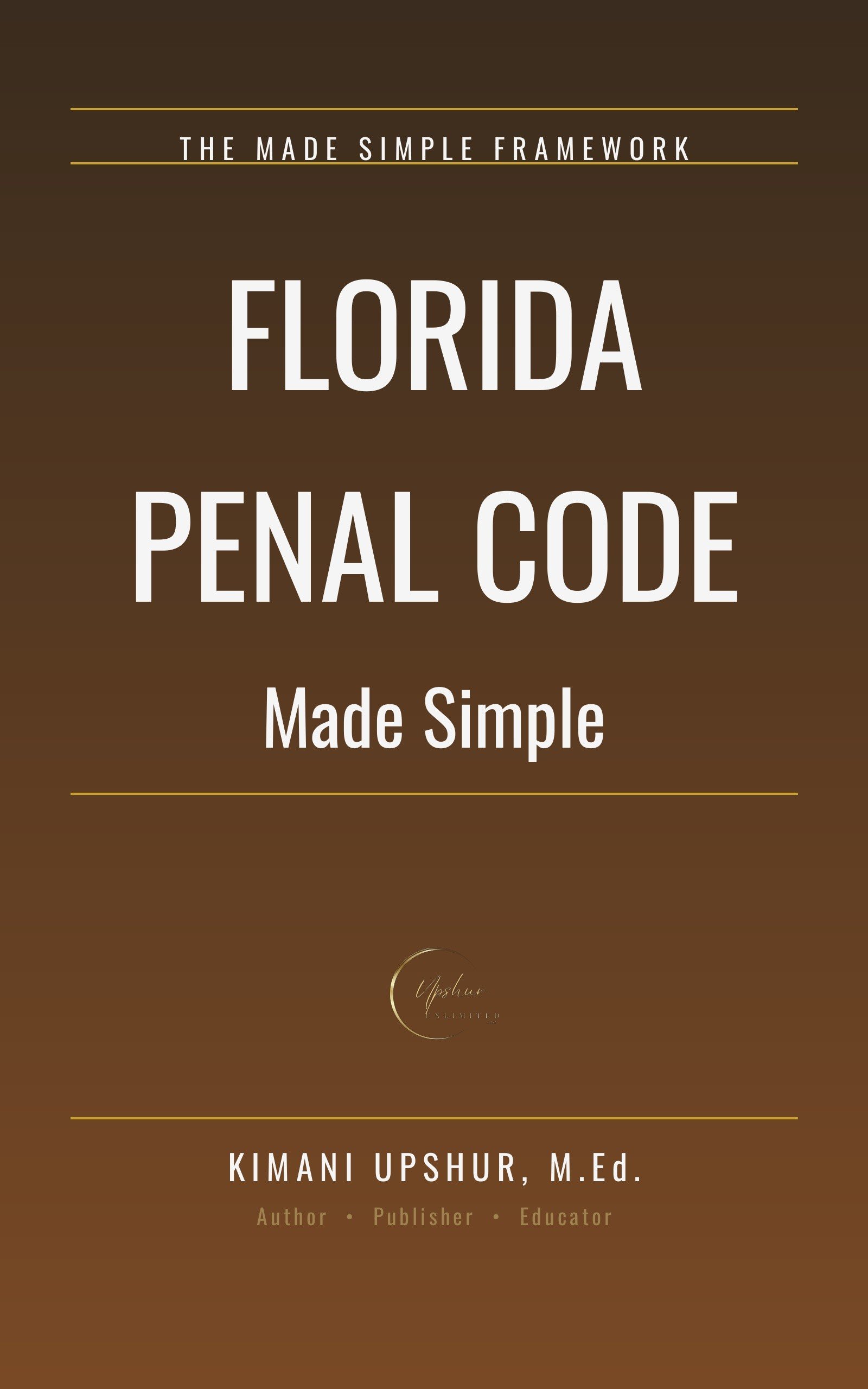 Florida Penal Code Made Simple cover