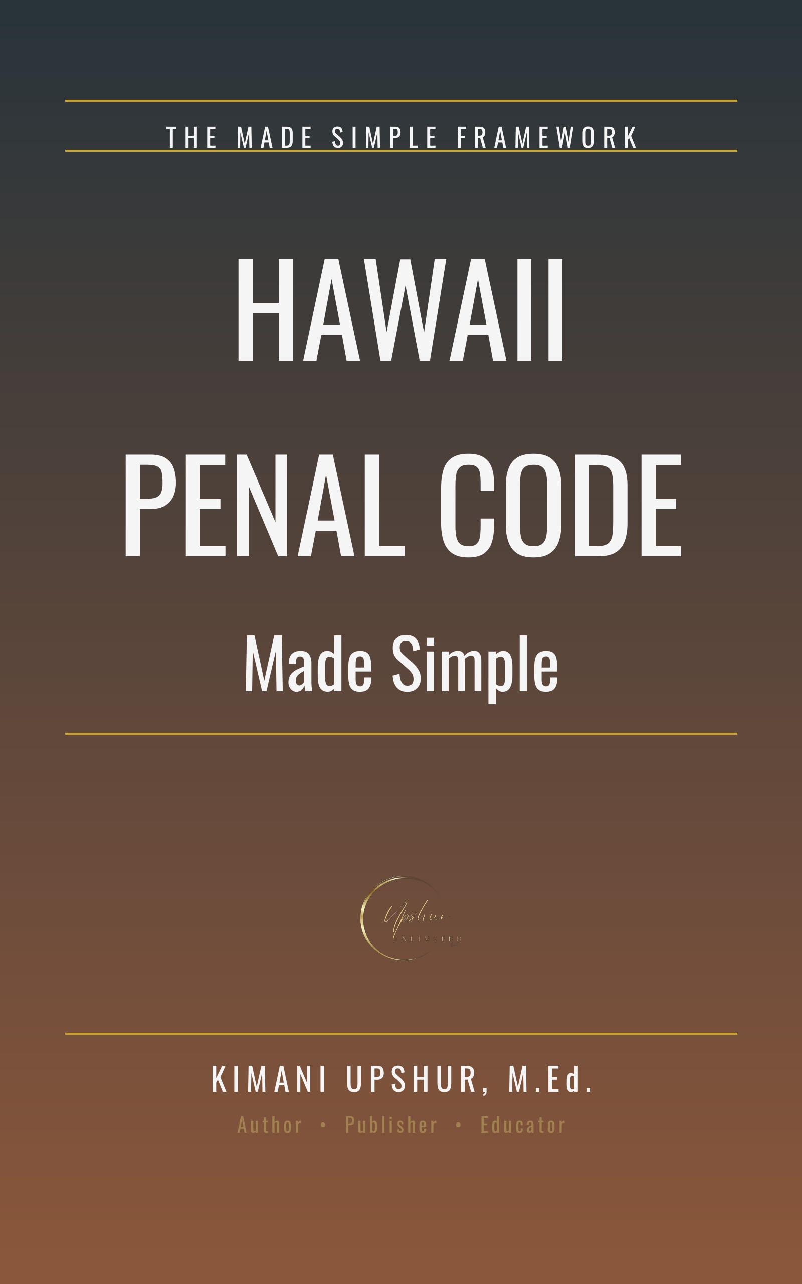 Hawaii Penal Code Made Simple cover