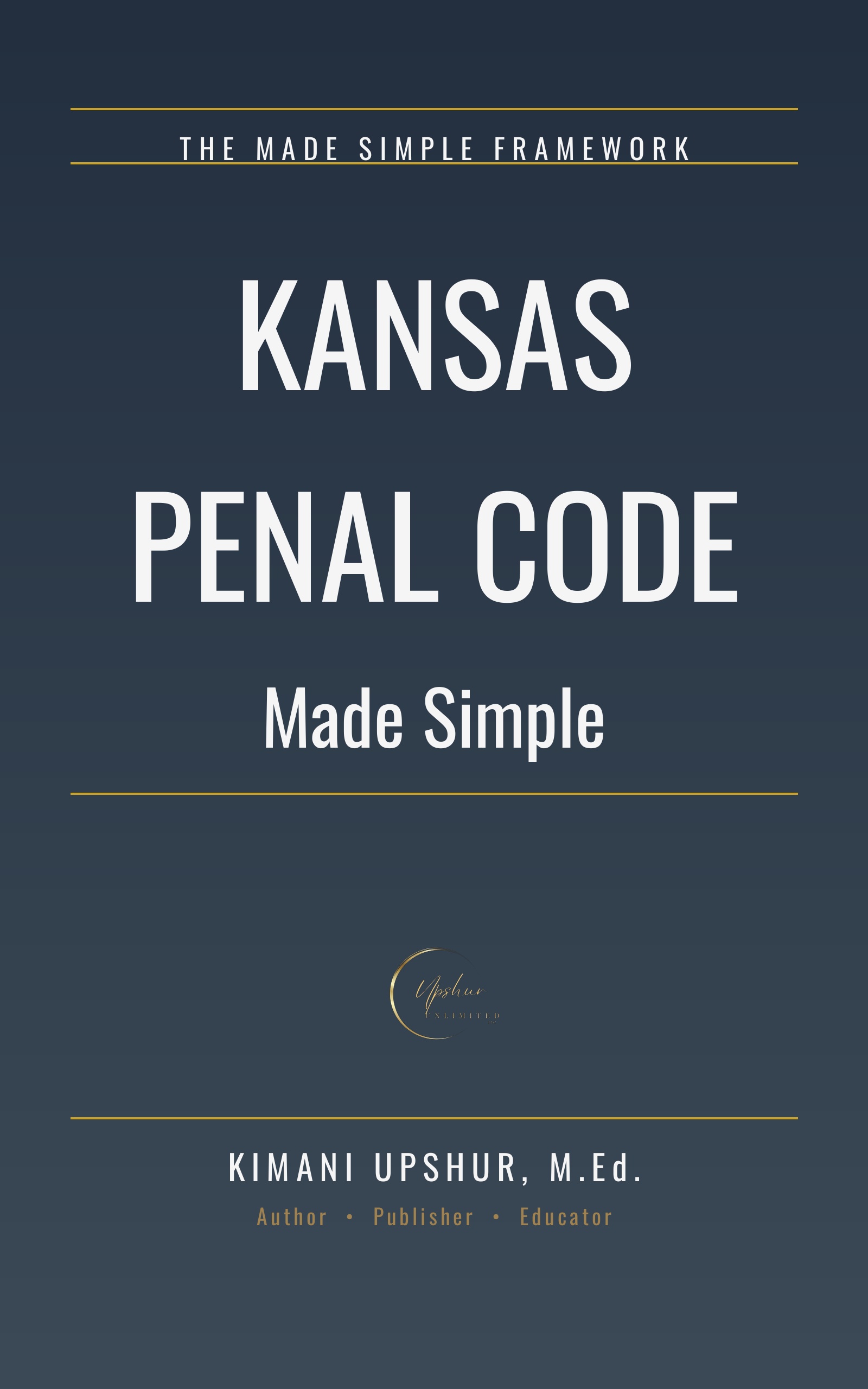 Kansas Penal Code Made Simple cover
