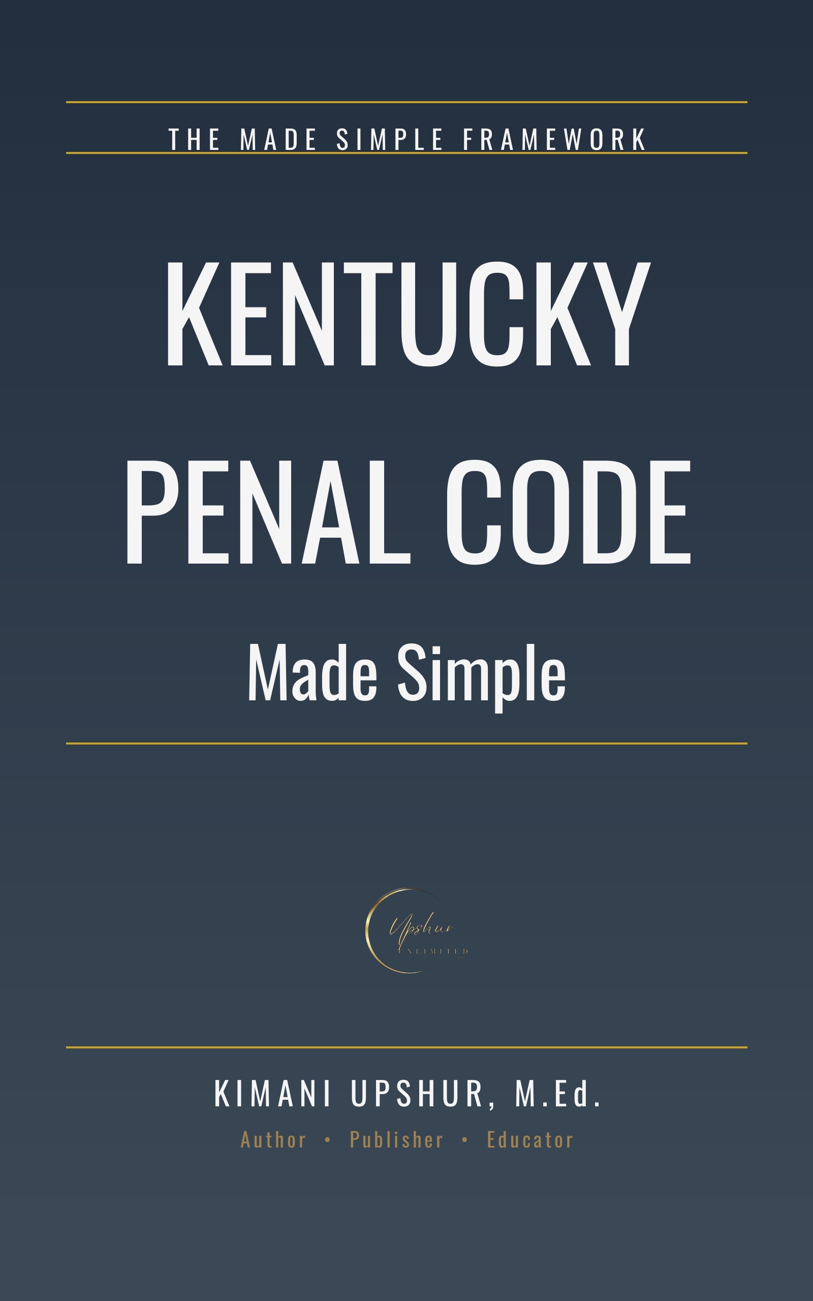 Kentucky Penal Code Made Simple cover