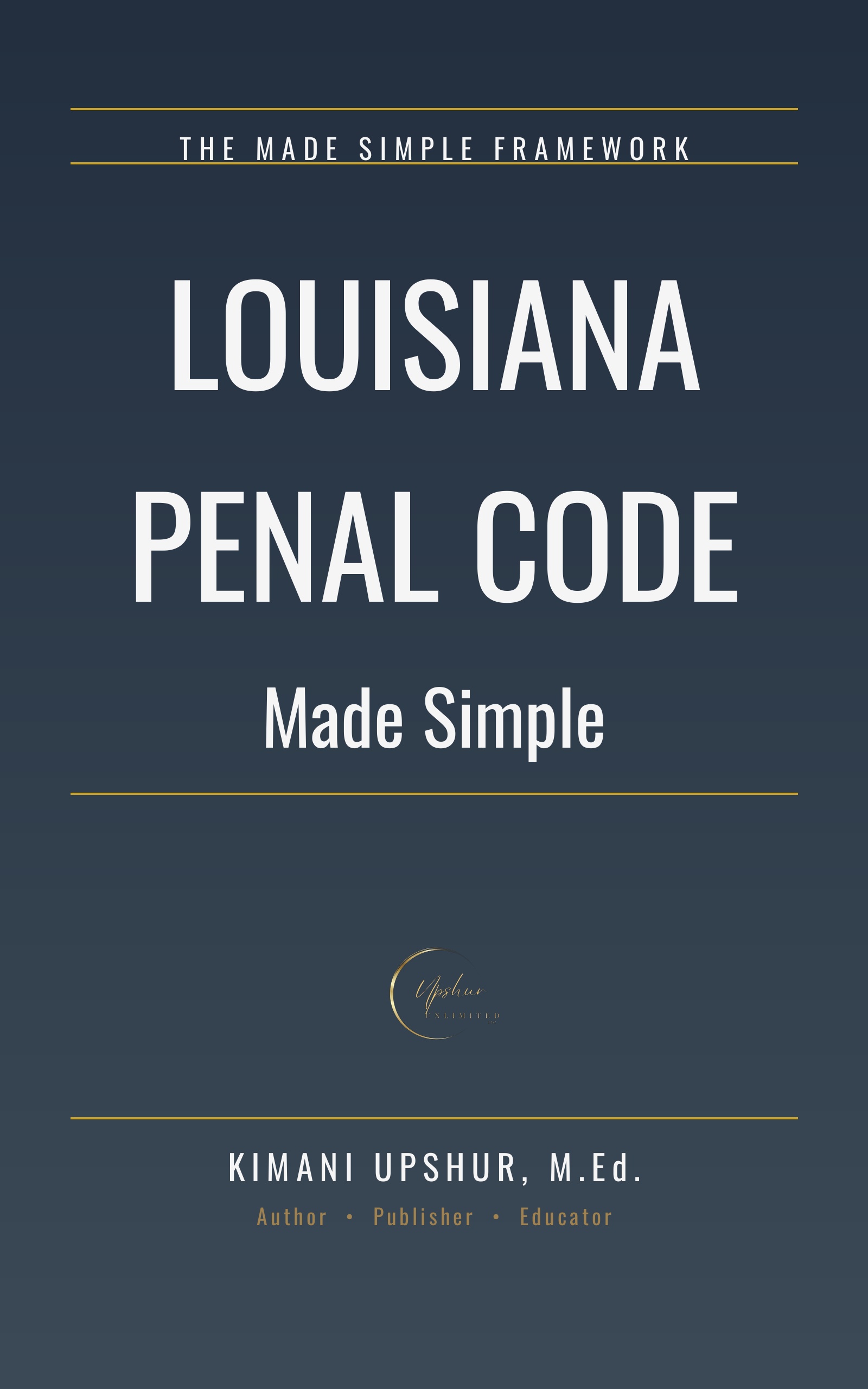 Louisiana Penal Code Made Simple cover