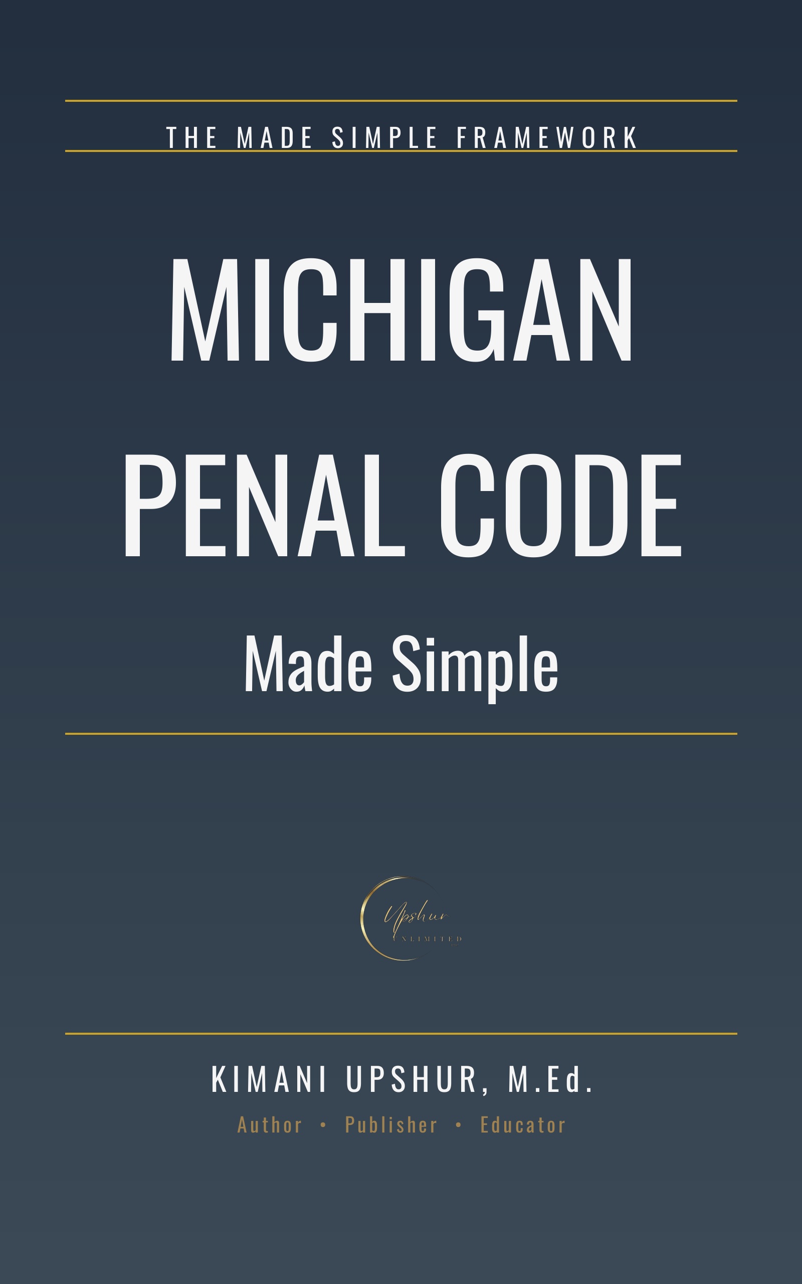 Michigan Penal Code Made Simple cover