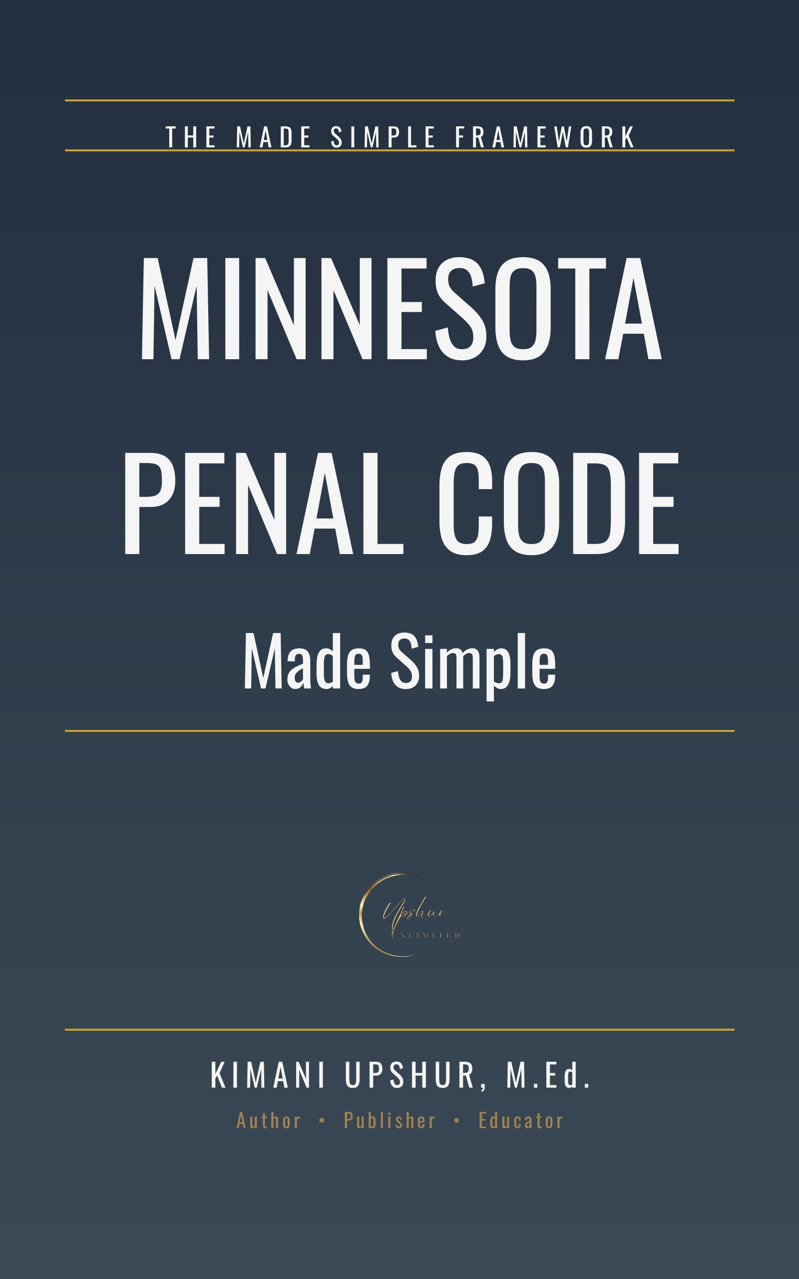 Minnesota Penal Code Made Simple cover