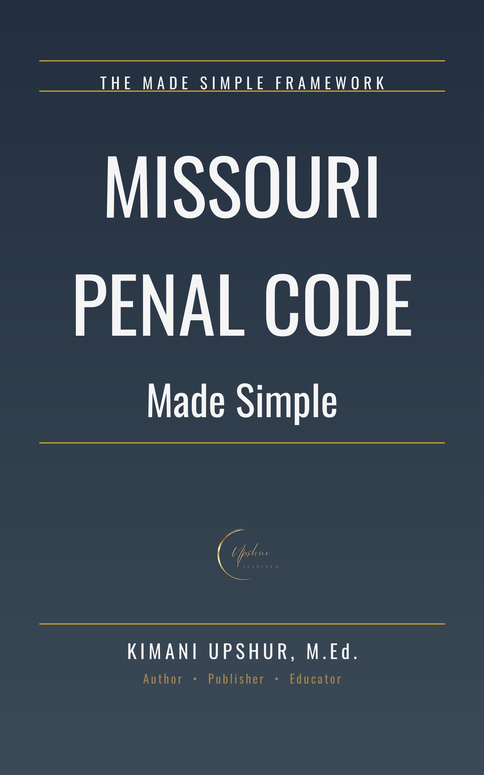 Missouri Penal Code Made Simple cover