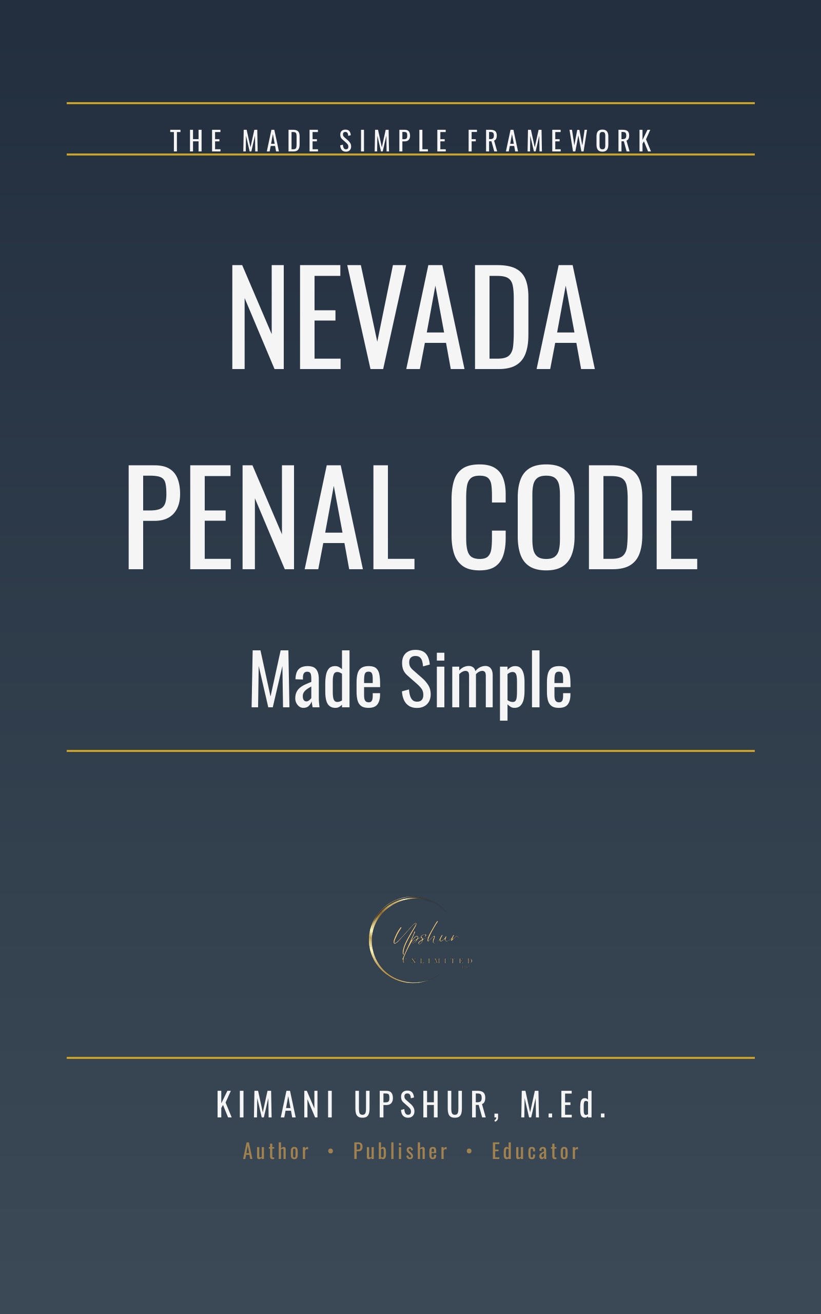 Nevada Penal Code Made Simple cover