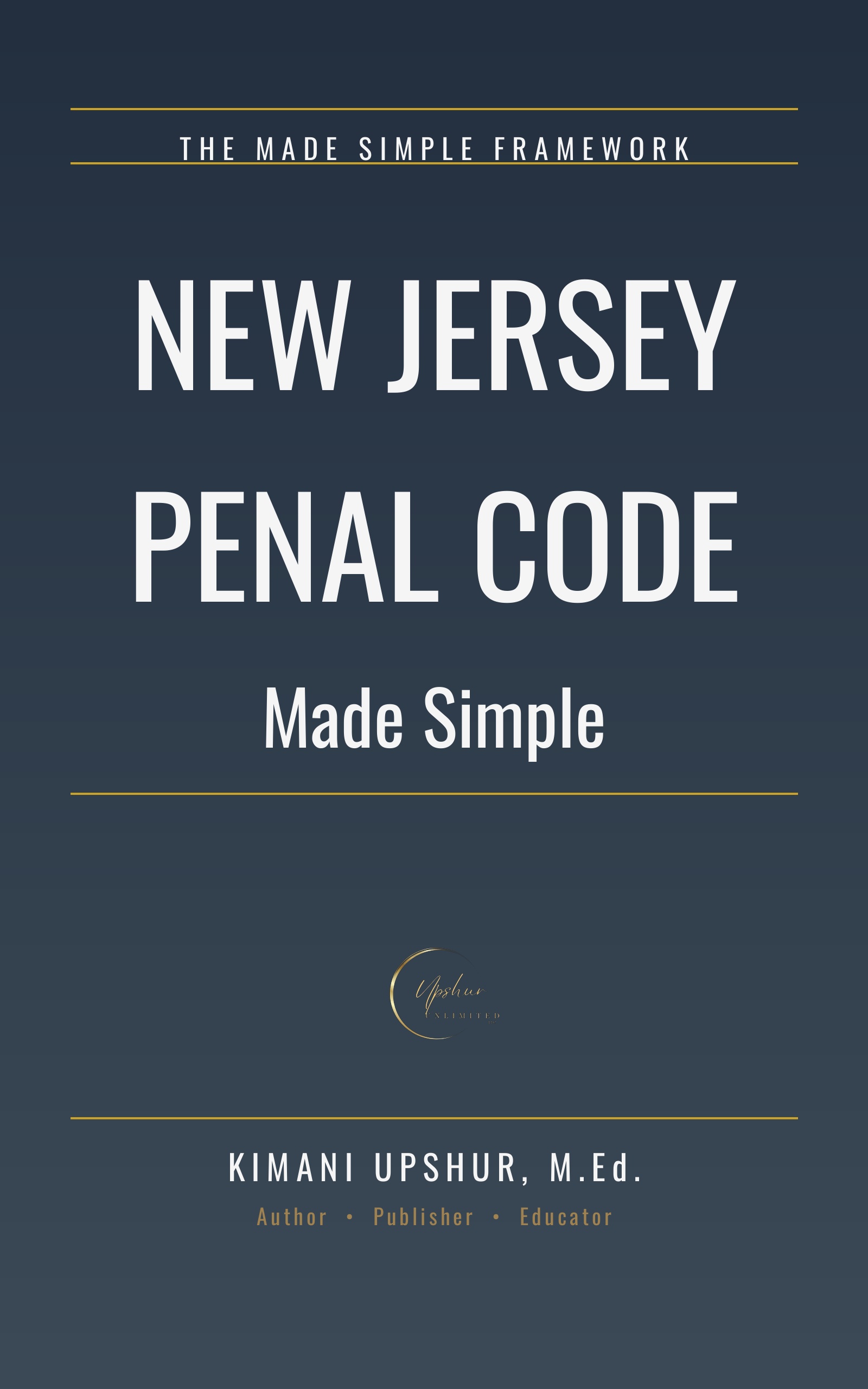 New Jersey Penal Code Made Simple cover