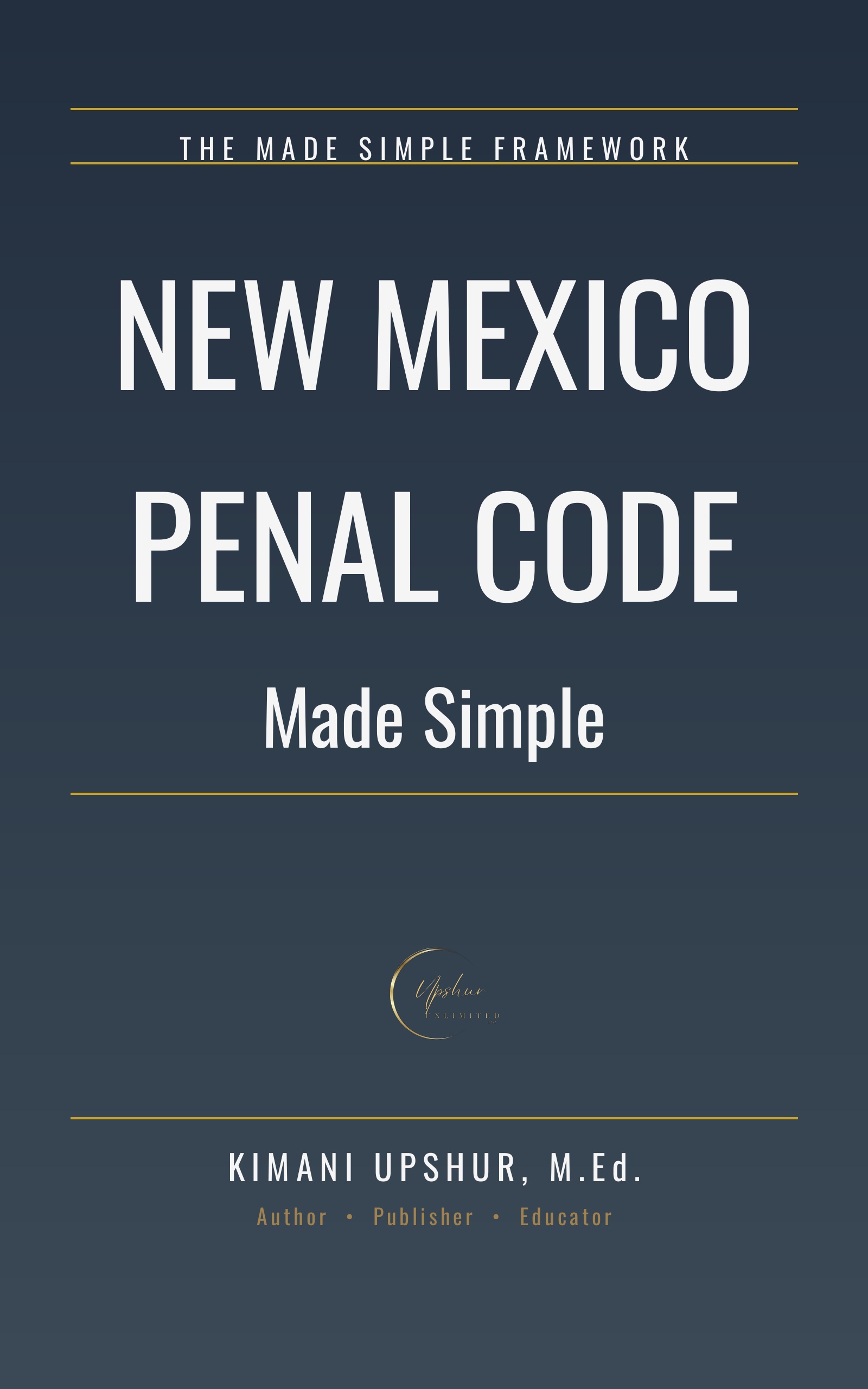New Mexico Penal Code Made Simple cover