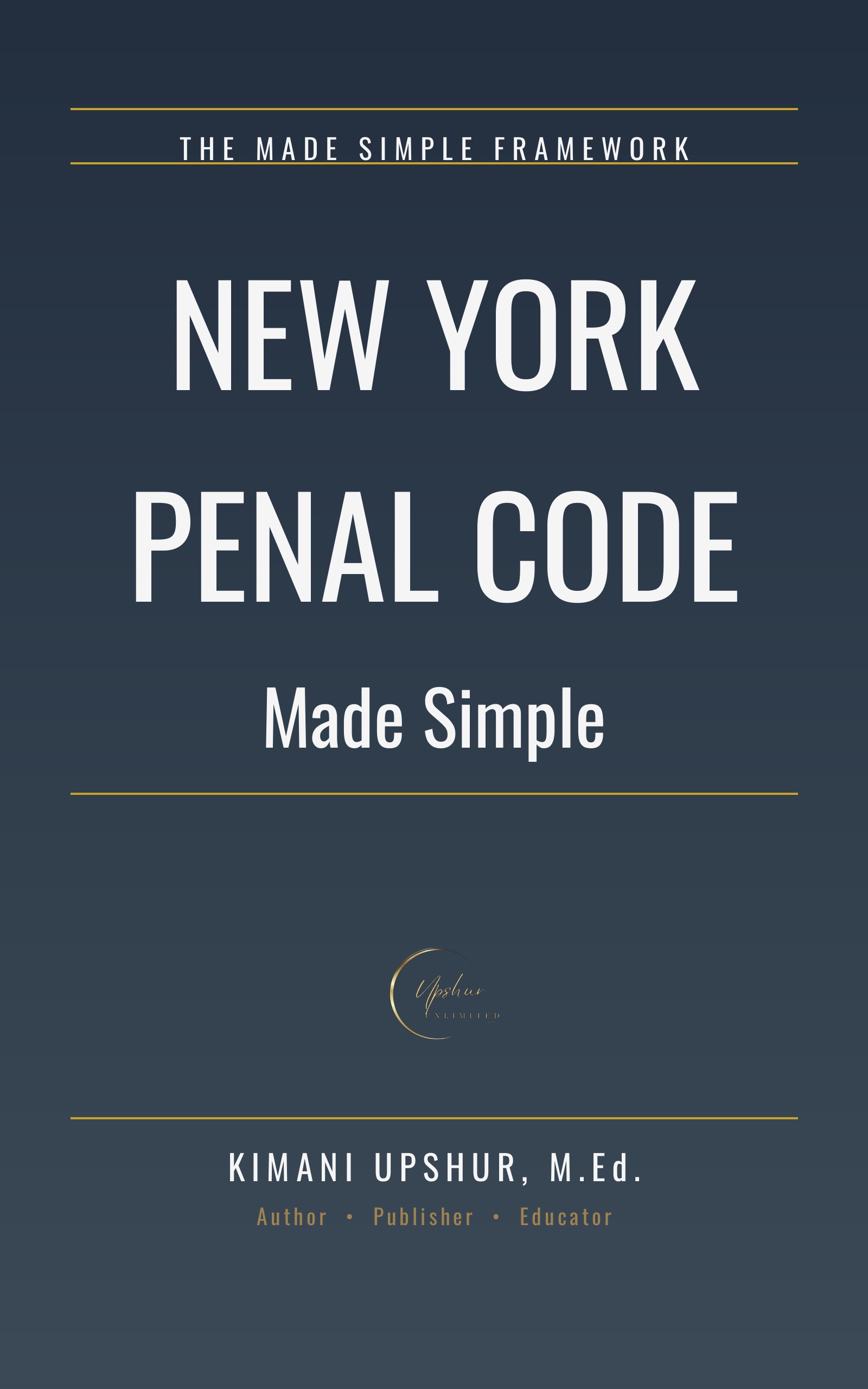 New York Penal Code Made Simple cover