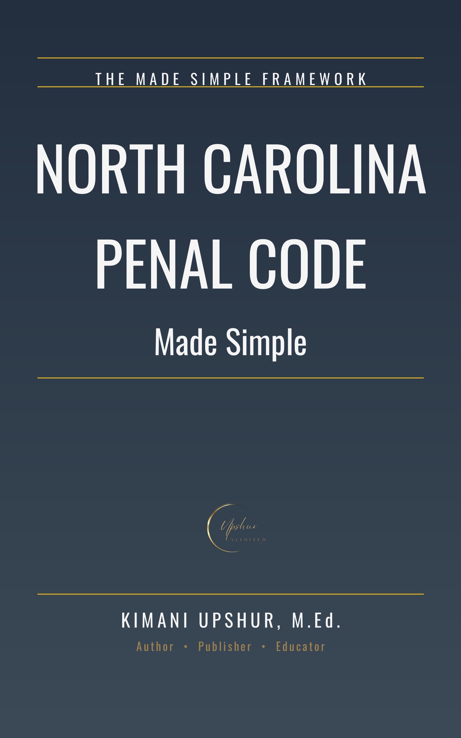 North Carolina Penal Code Made Simple cover