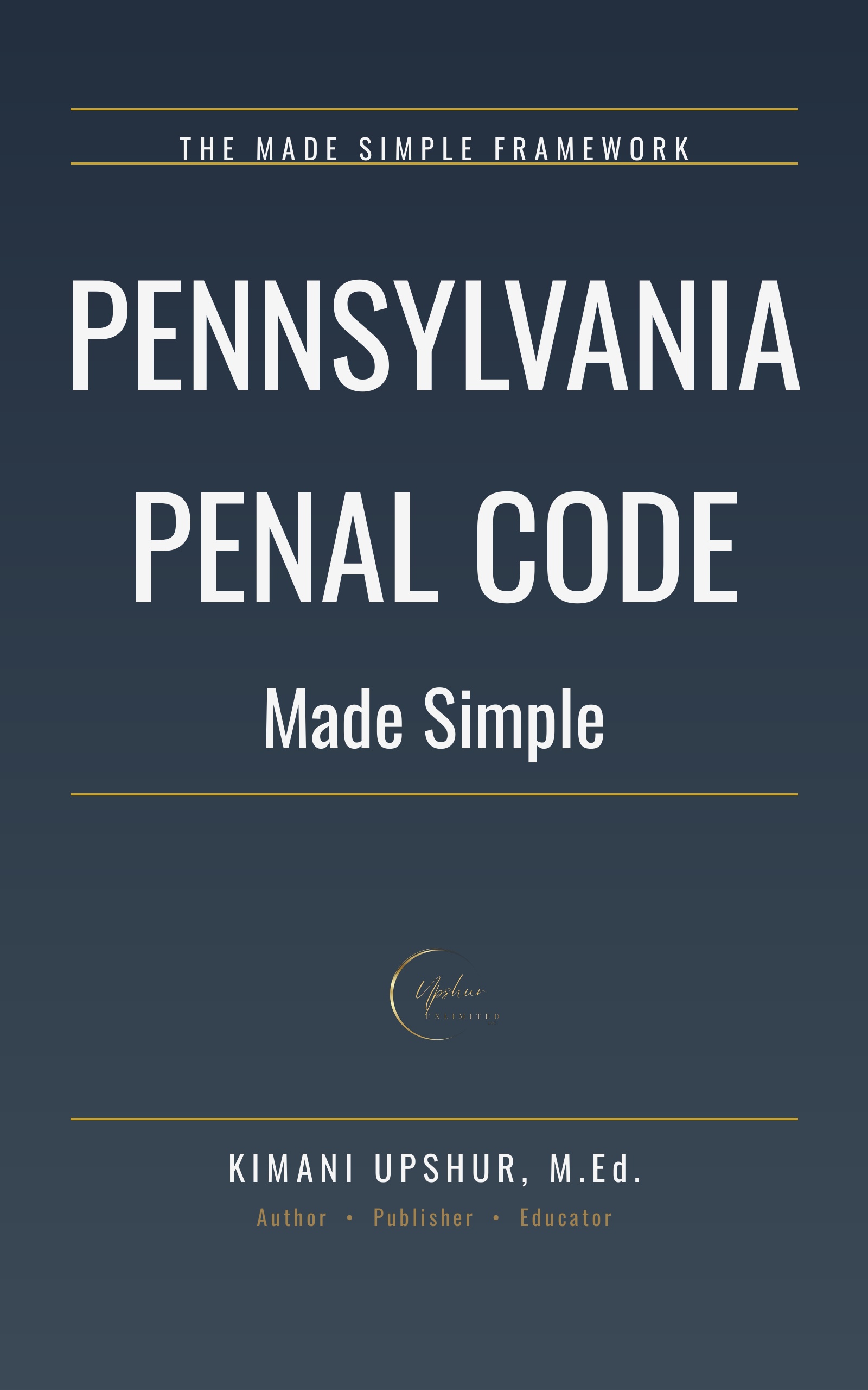 Pennsylvania Penal Code Made Simple cover