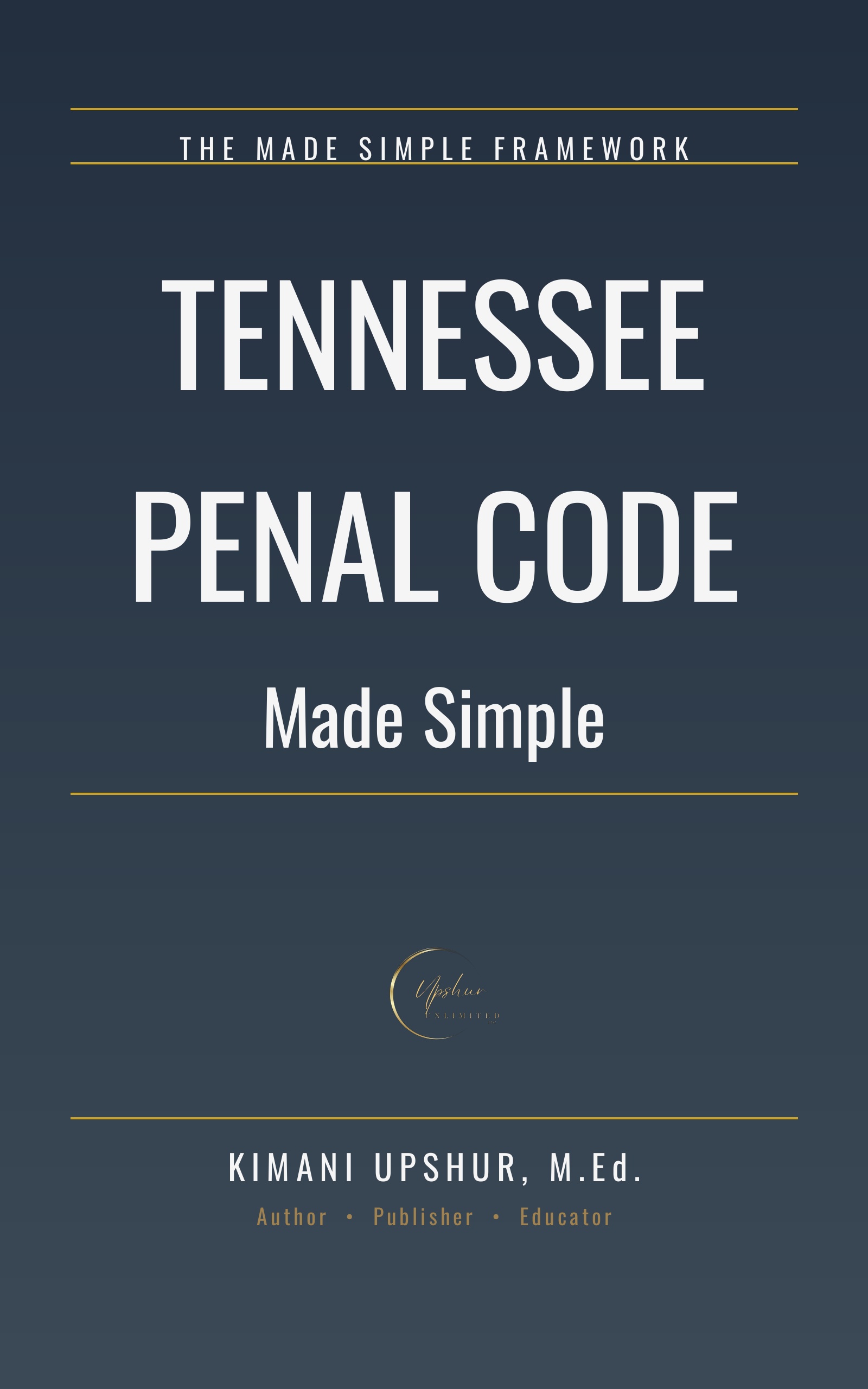 Tennessee Penal Code Made Simple cover