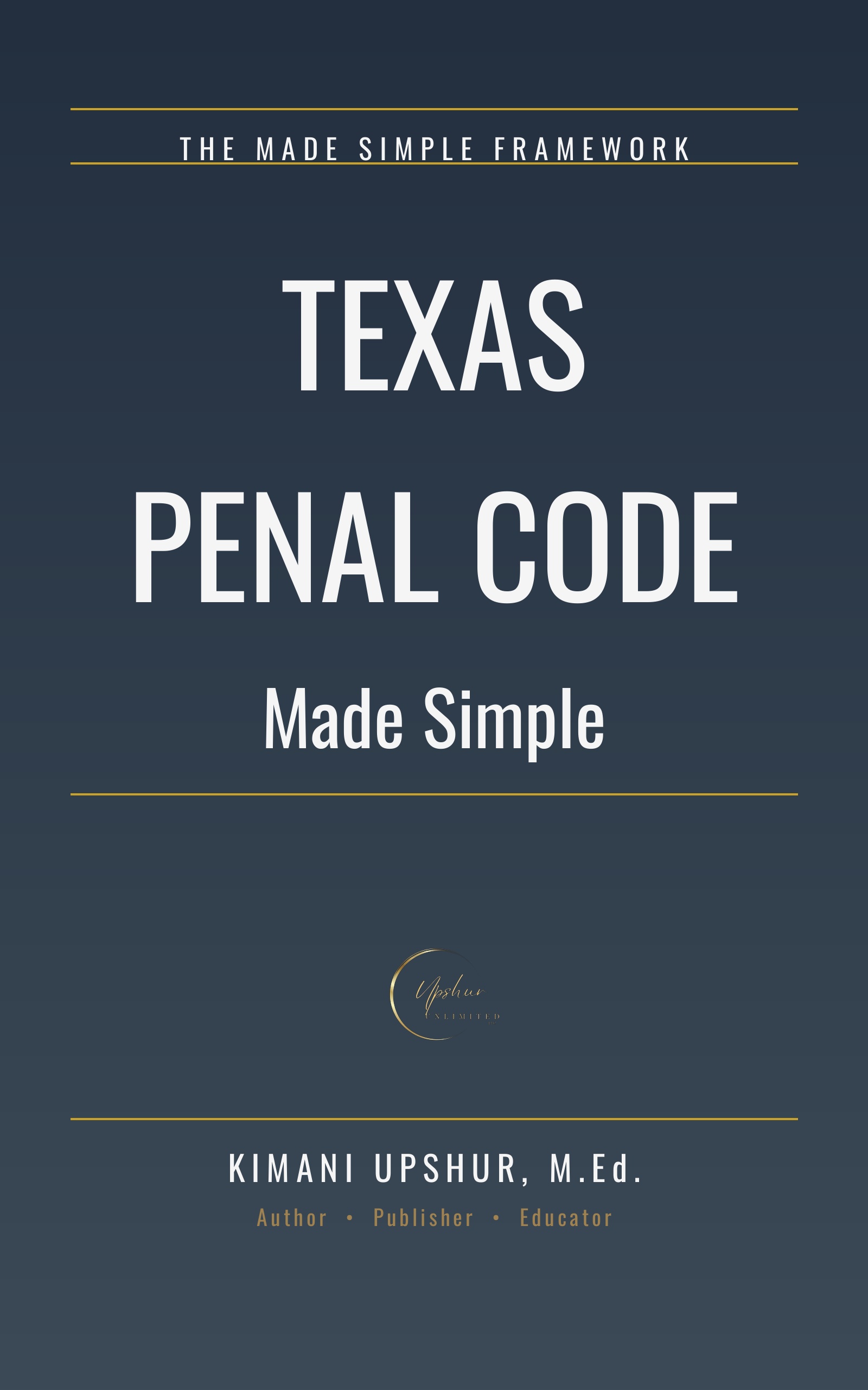 Texas Penal Code Made Simple cover