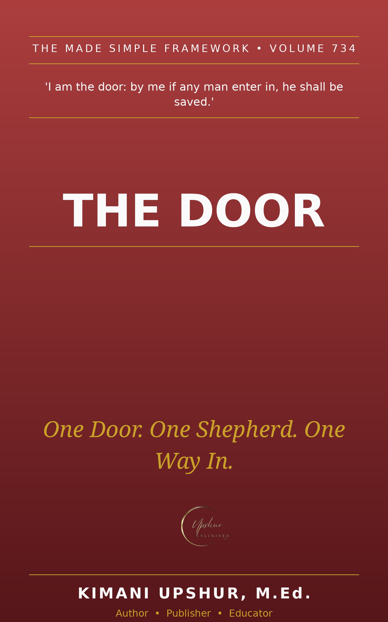 The Door Made Simple book cover by Kimani Upshur, M.Ed.