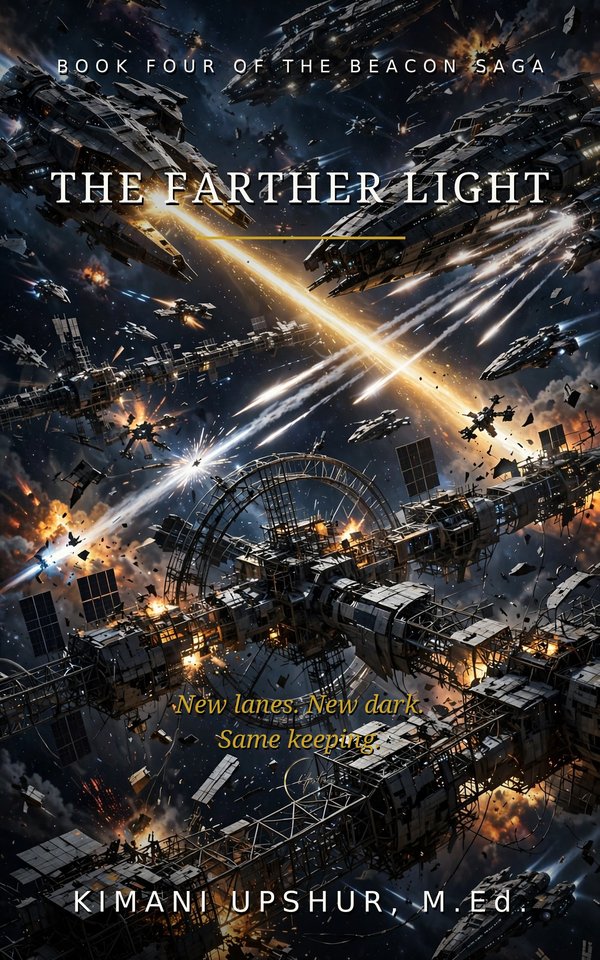 THE FARTHER LIGHT book cover by Kimani Upshur, M.Ed.