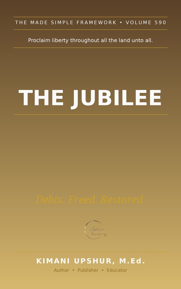 The Jubilee Made Simple book cover by Kimani Upshur, M.Ed.