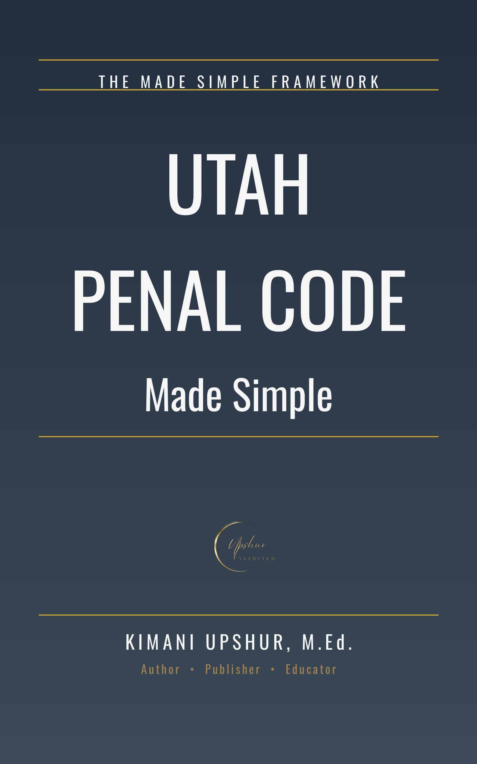 Utah Penal Code Made Simple cover