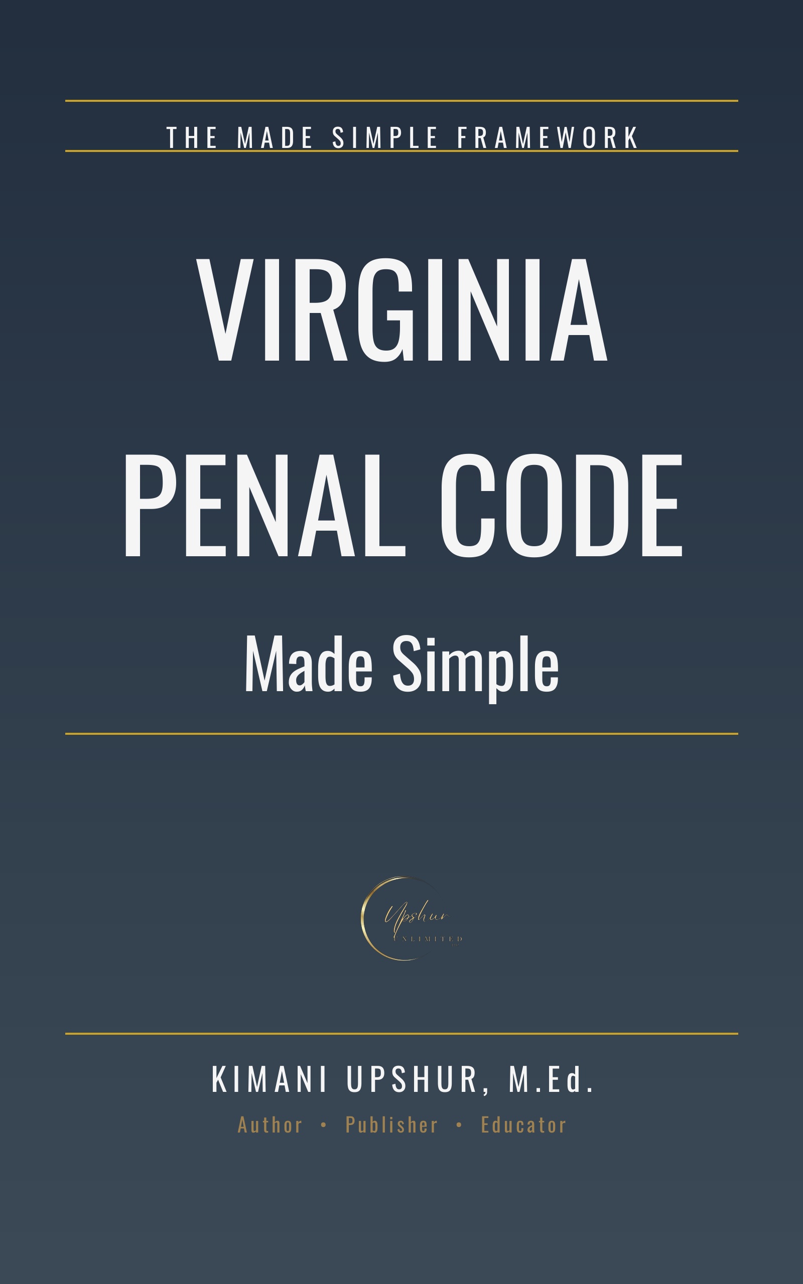 Virginia Penal Code Made Simple cover