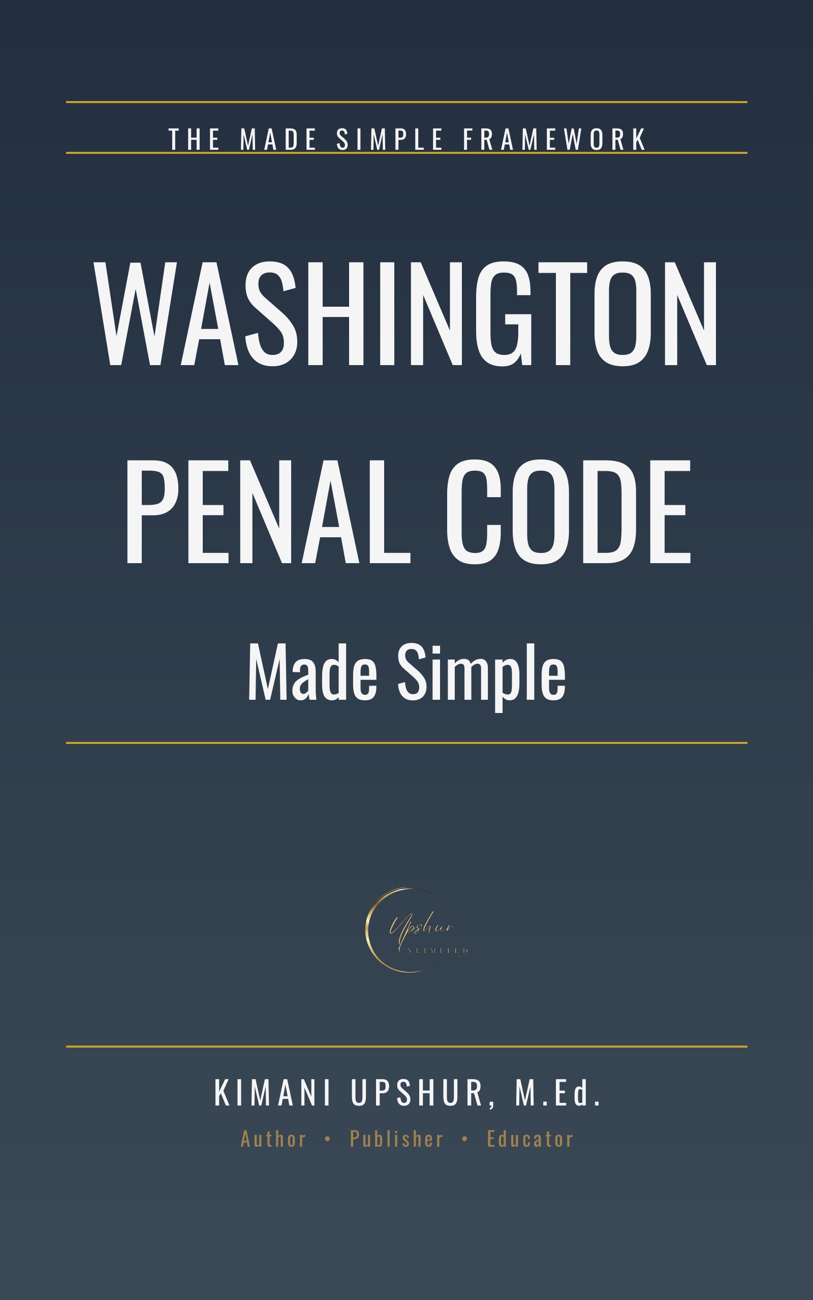 Washington Penal Code Made Simple cover